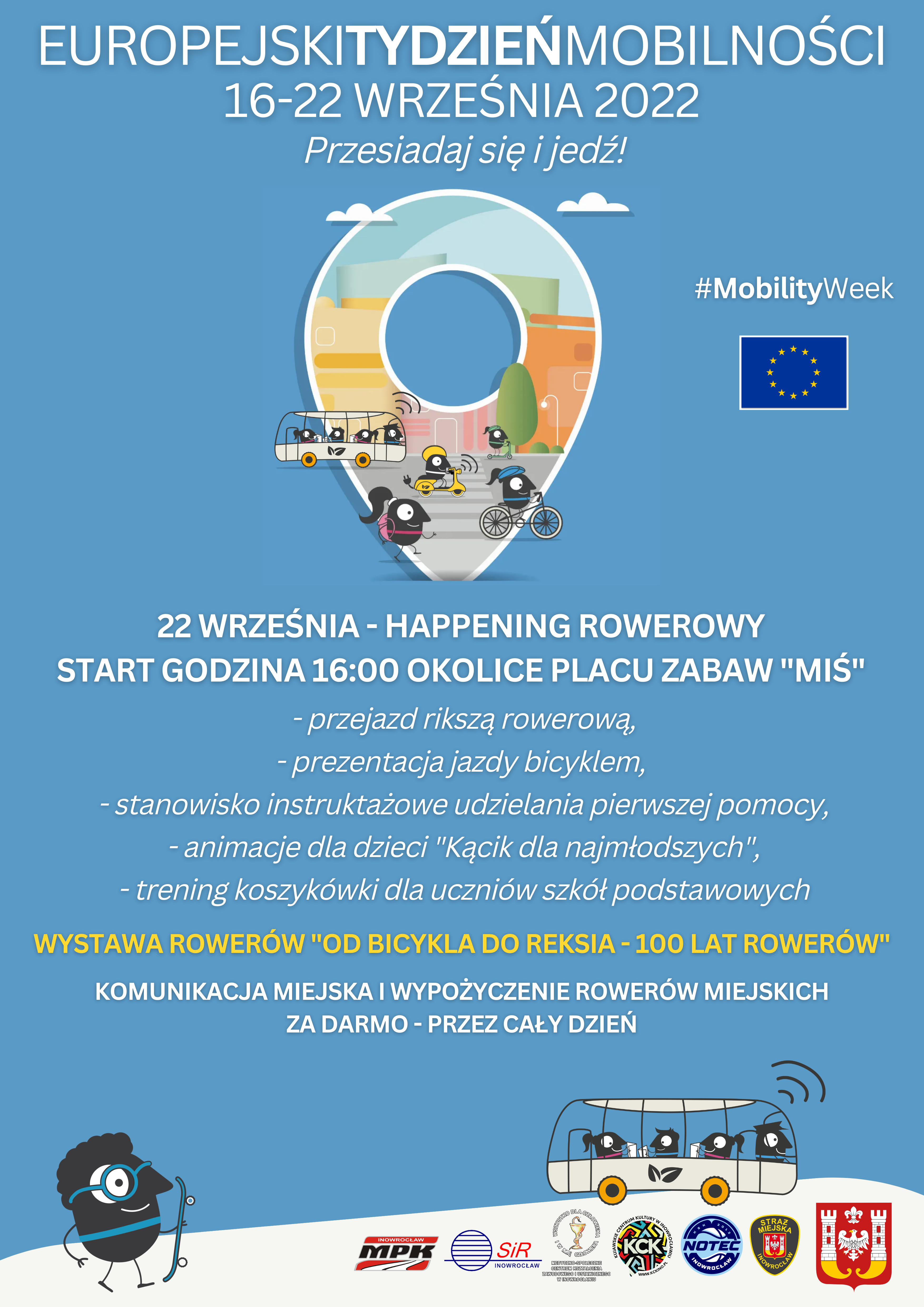 Europejski Tydzień Mobilności 2022 - plakat 2